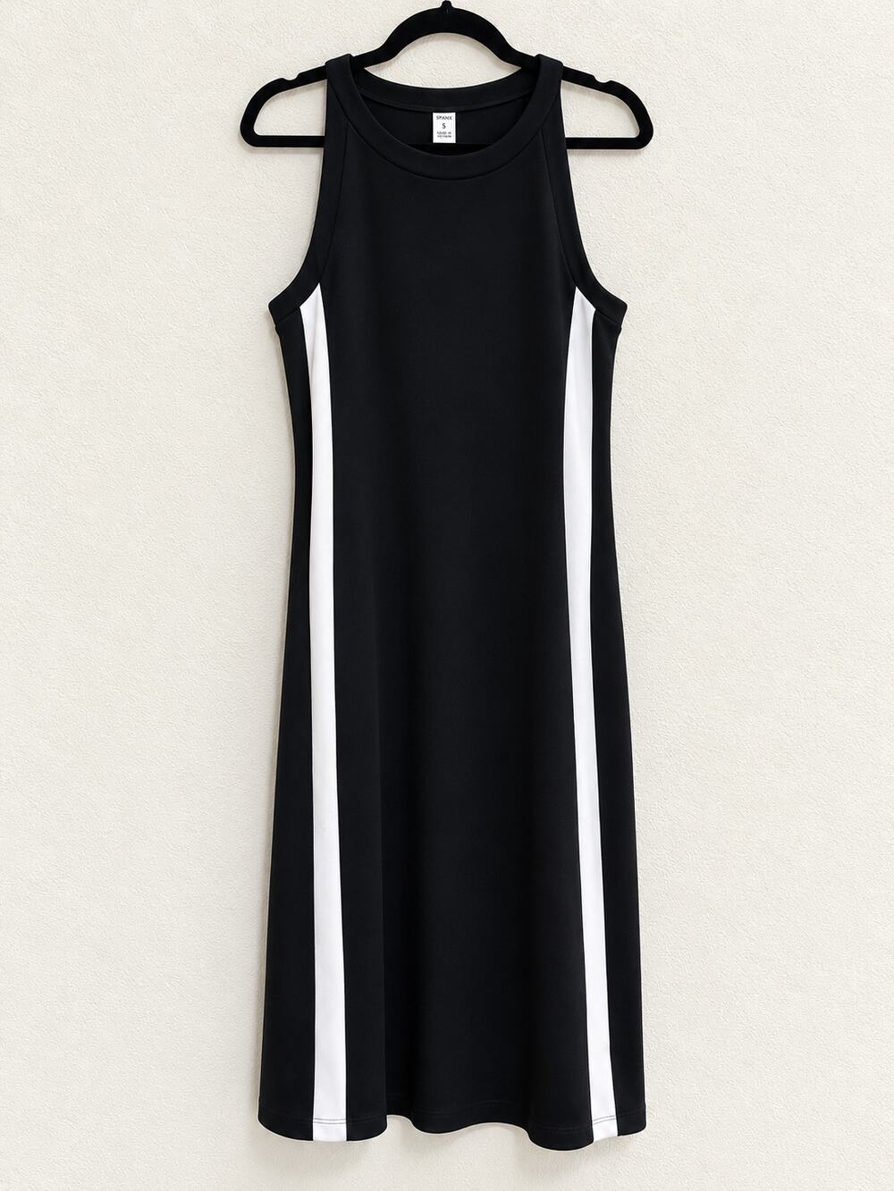 SPANX AirEssentials Side Stripe Tank Midi Dress Size L
